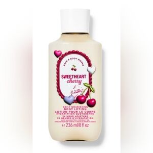 Bath & Body Works Sweetheart Cherry Body Lotion - Cream and Red